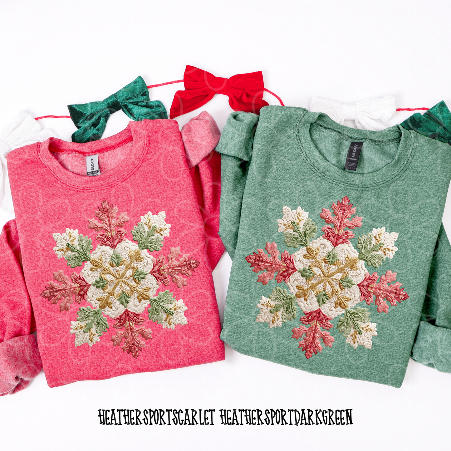 Patchwork Snowflake Kids Completed Tee