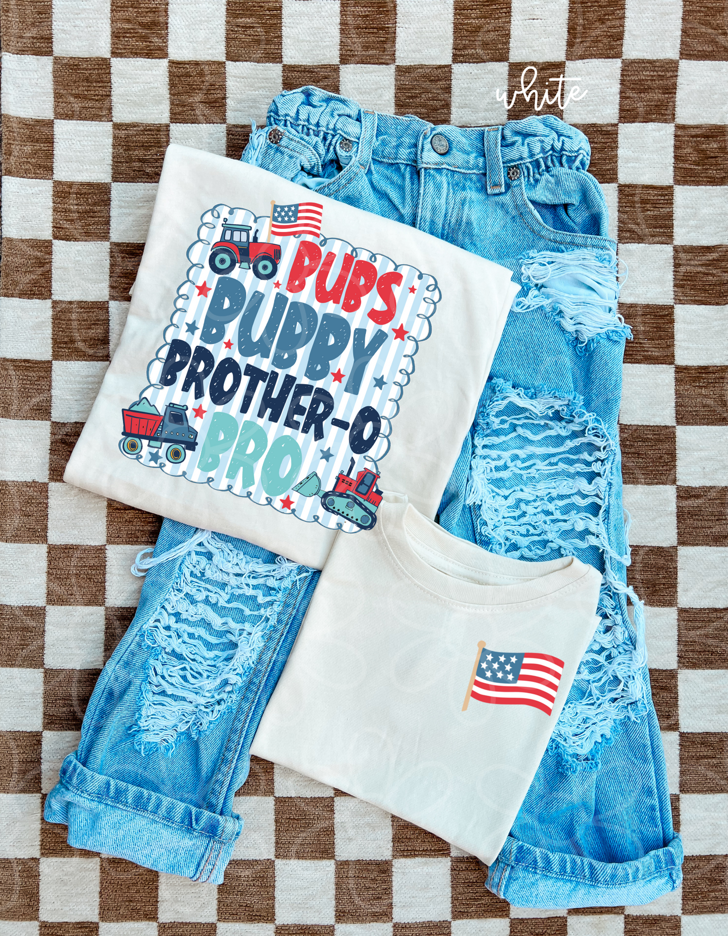Patriotic Bubs DTF Transfer