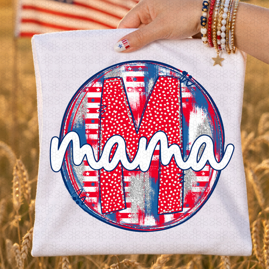 Patriotic Custom Name Completed Tee