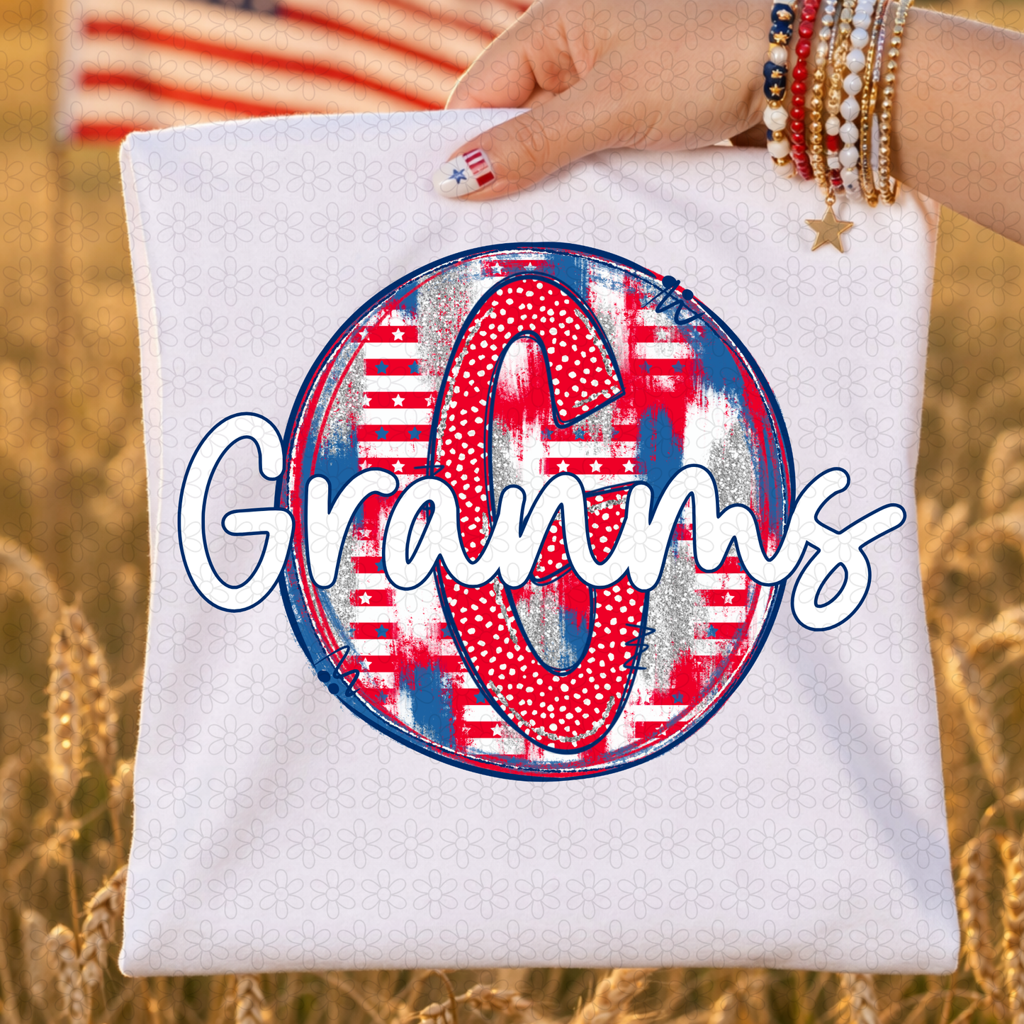 Patriotic Custom Name DTF Transfer
