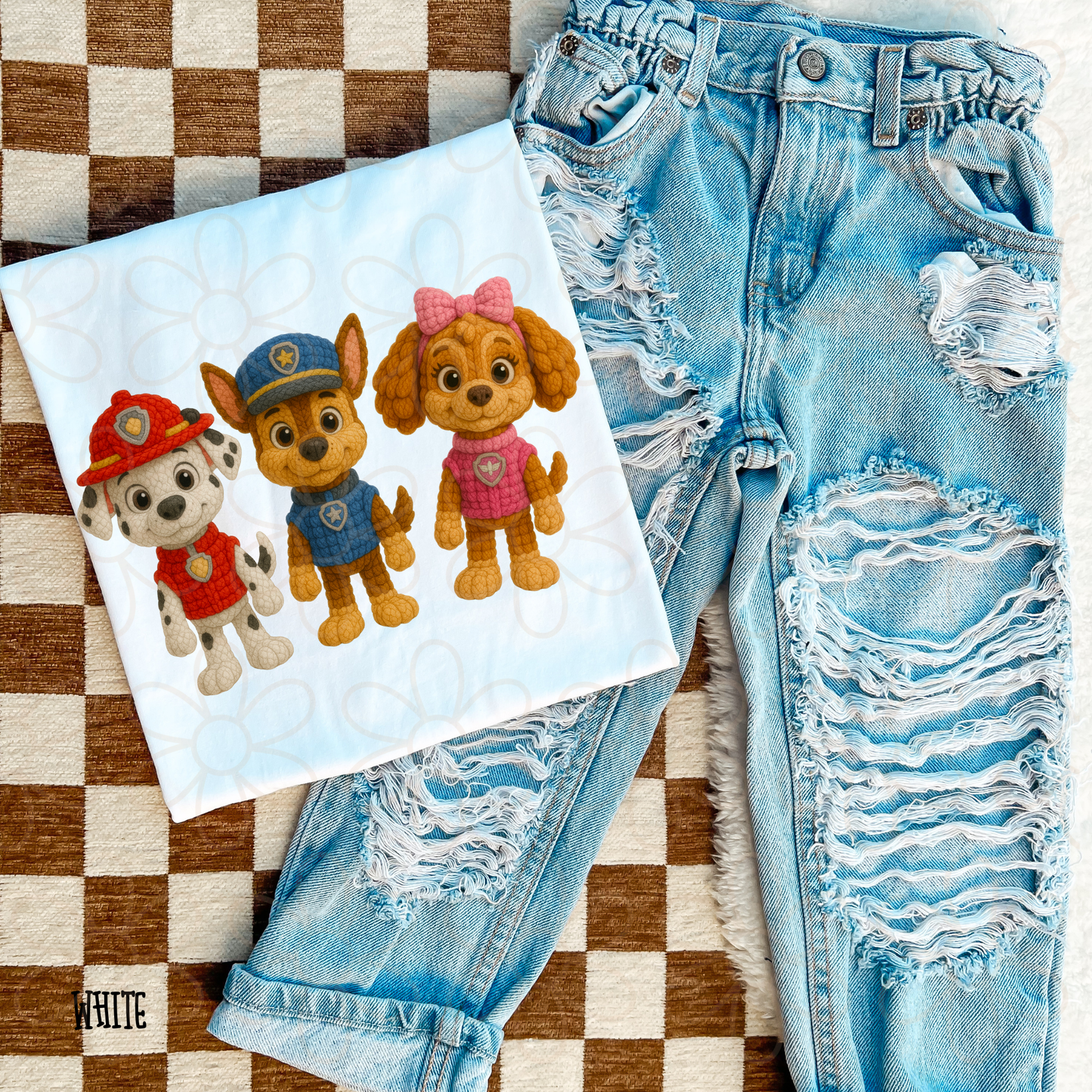 Paw Patrol Characters Kids Completed Tee