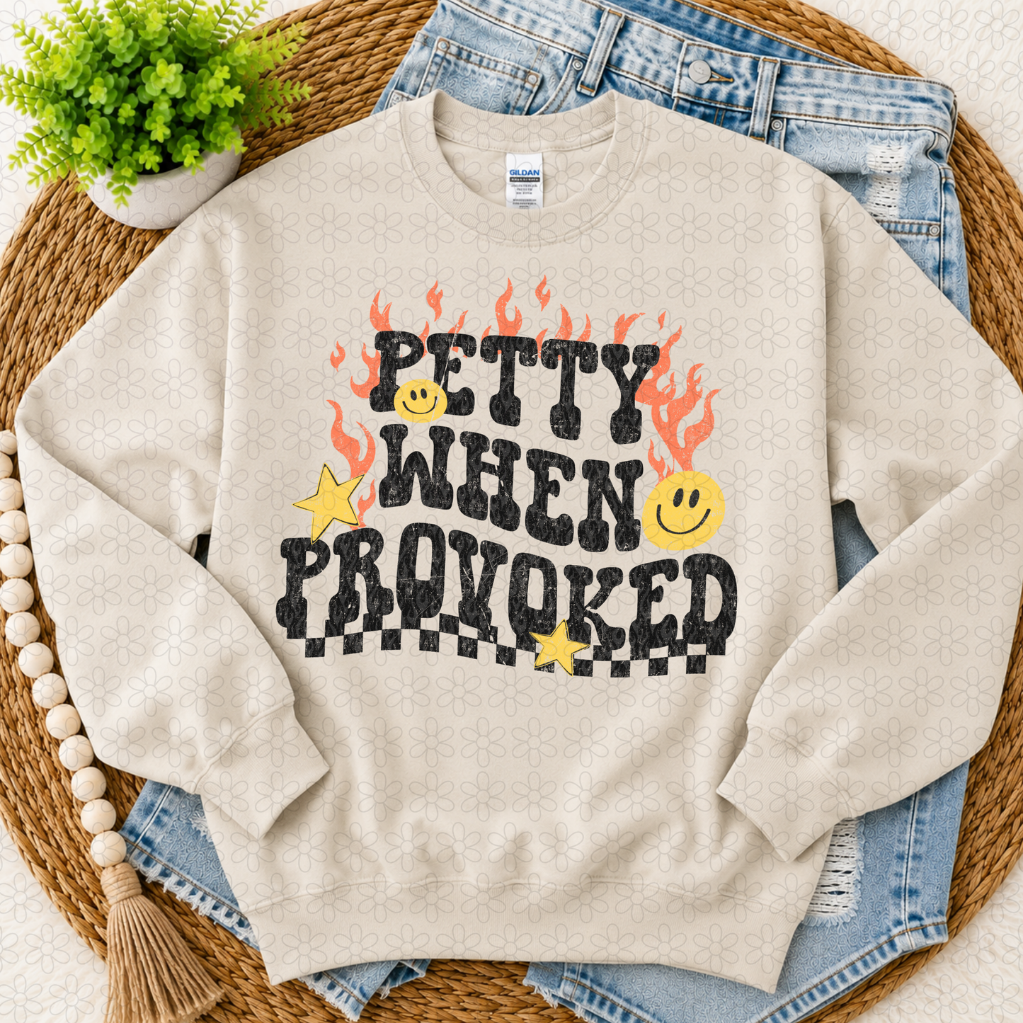 Petty when Provoked Completed Tee