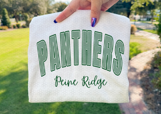 Custom Striped Names DTF Transfer