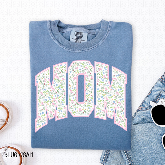 Pink Floral Mom DTF Transfer