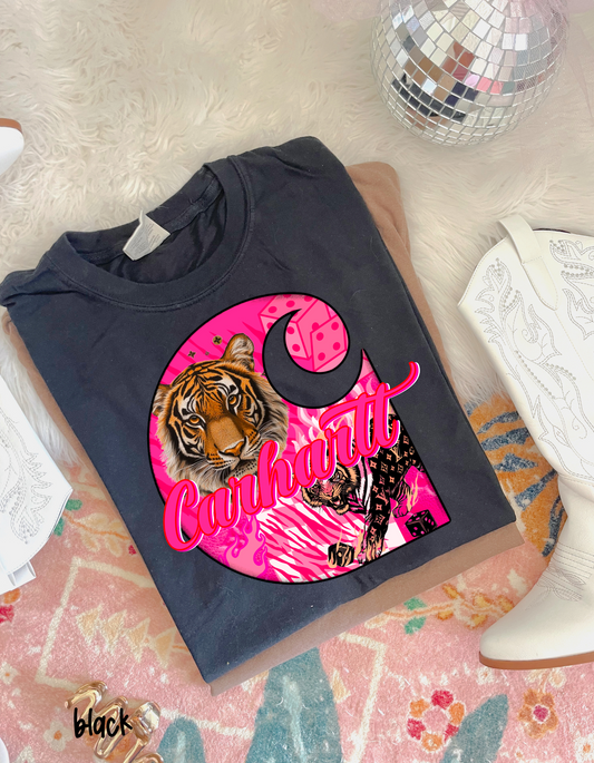 Pink Lion Carhartt Completed Tee