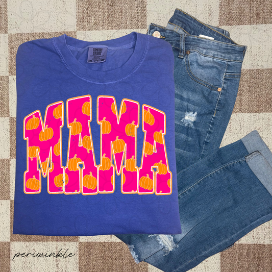 Pink Mama Pumpkins DTF Transfer