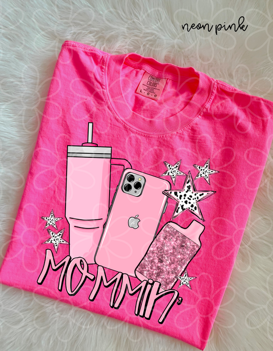 Pink Mommin DTF Transfer