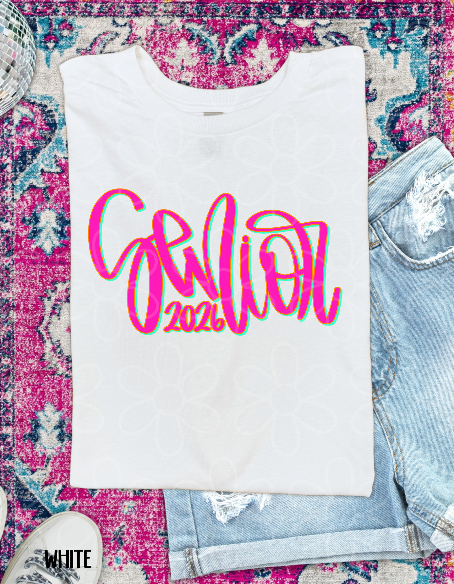 Pink Senior 2026 Completed Tee