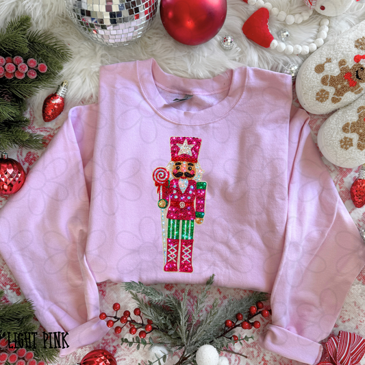 Pink Sequins Nutcracker Lollipop Completed Tee