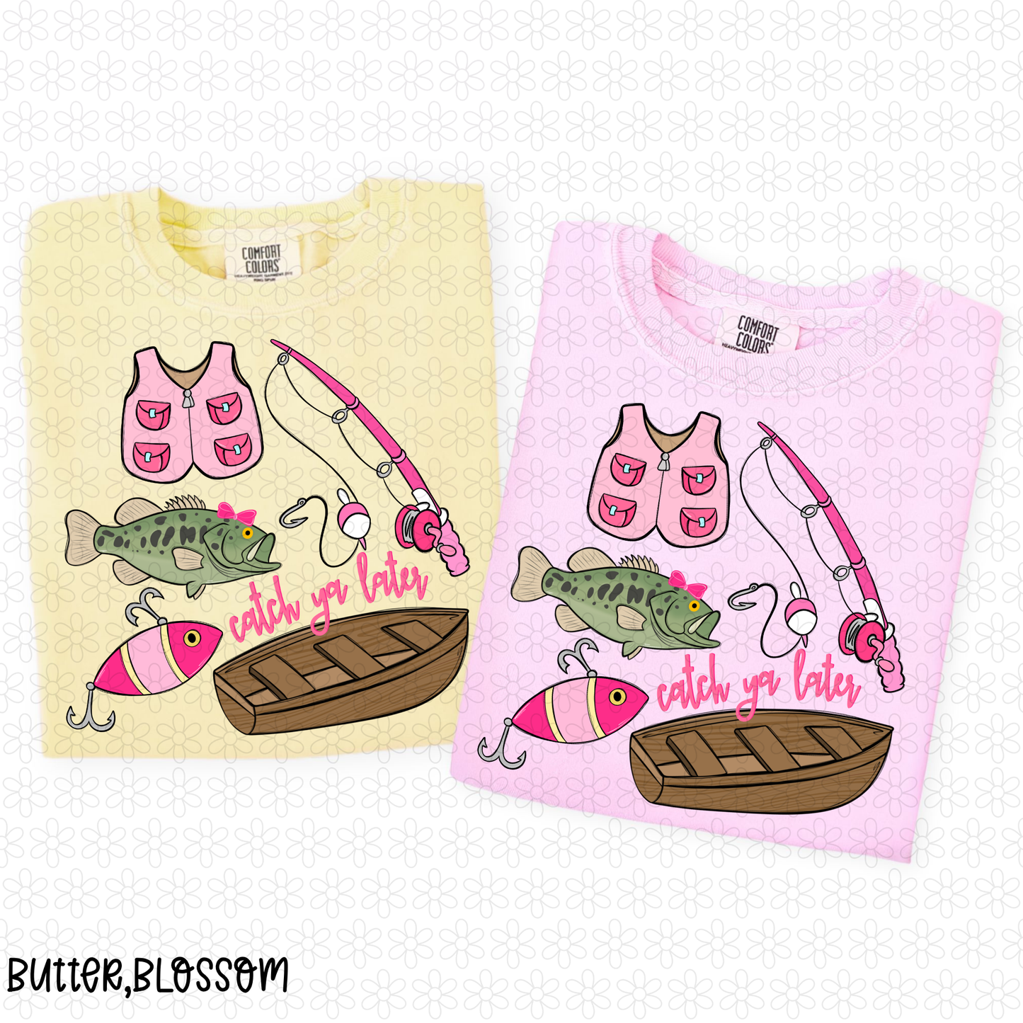 Pink Catch Ya Later DTF Transfer