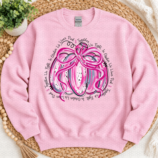 Pink Out Pumpkin Completed Tee