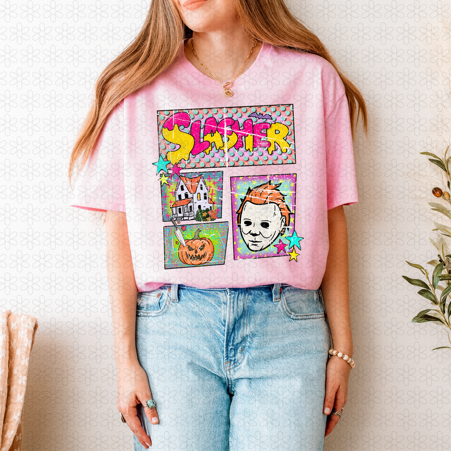 Pink Slasher Completed Tee