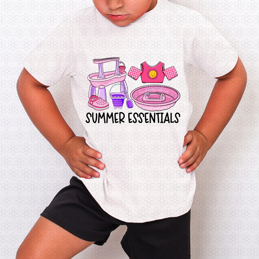Pink Summer Essentials Completed Tee