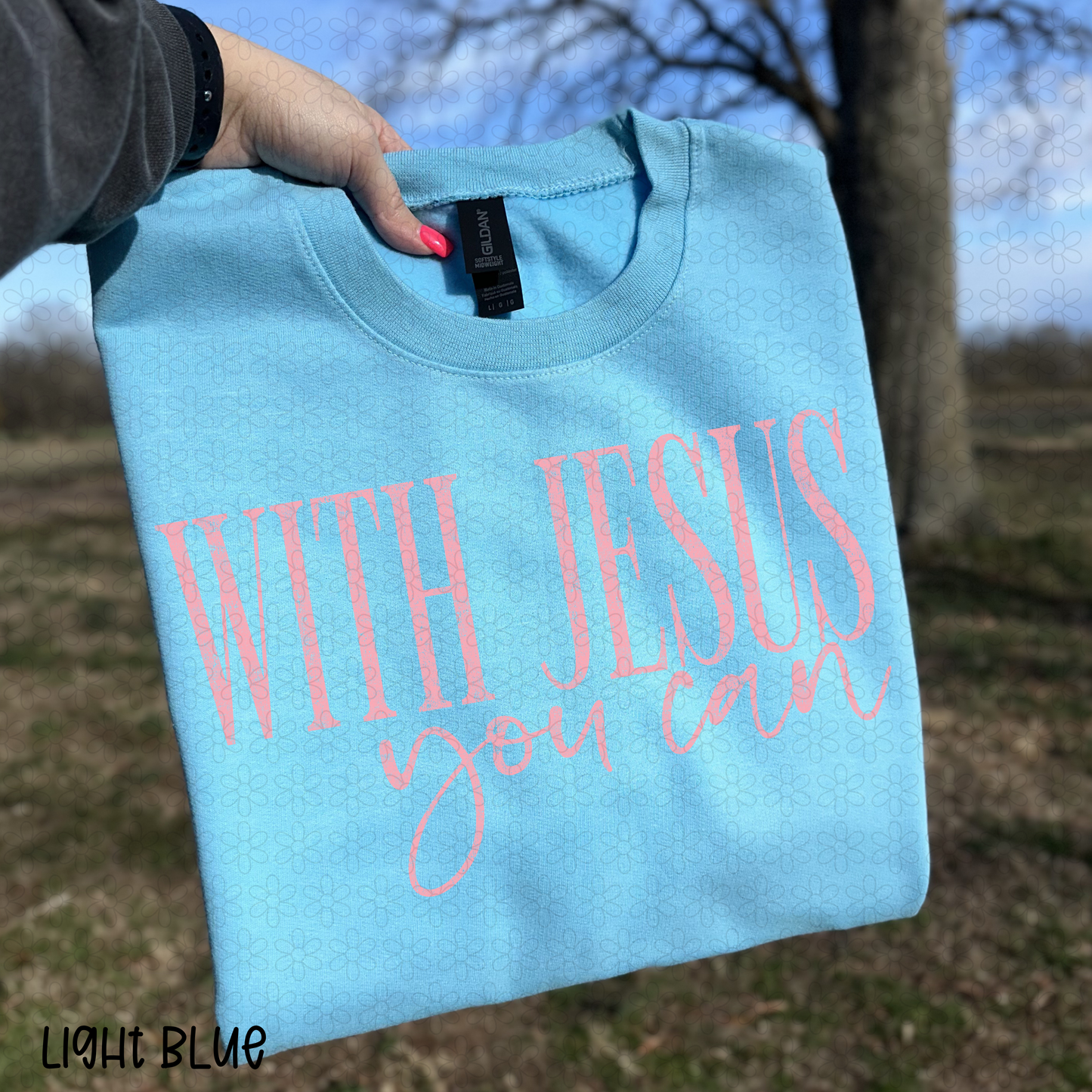 Pink With Jesus you can Completed Tee