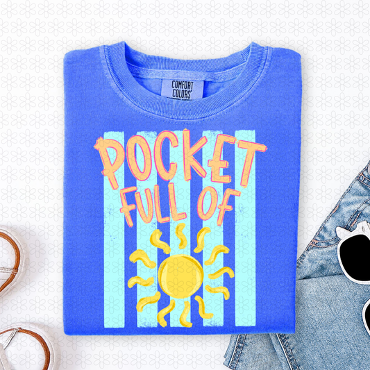 Pocket Full Of Sunshine Completed Tee