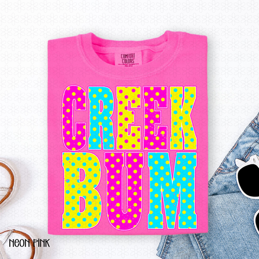 Polka Dot Creek Bum Completed Tee