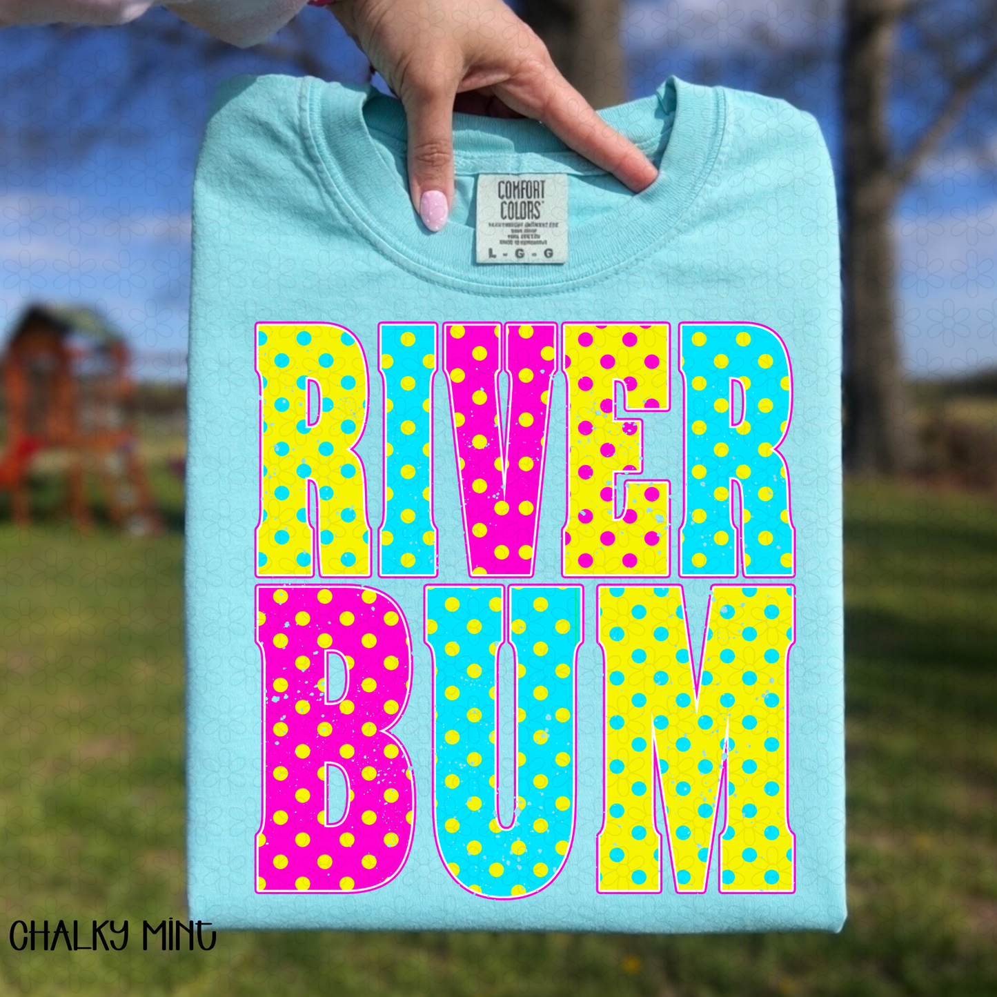 Polka Dot River Bum Completed Tee