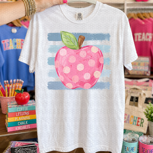 Polka Dot Apple Completed Tee