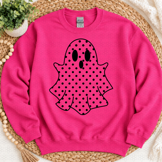 Polka Dot Ghost Completed Tee