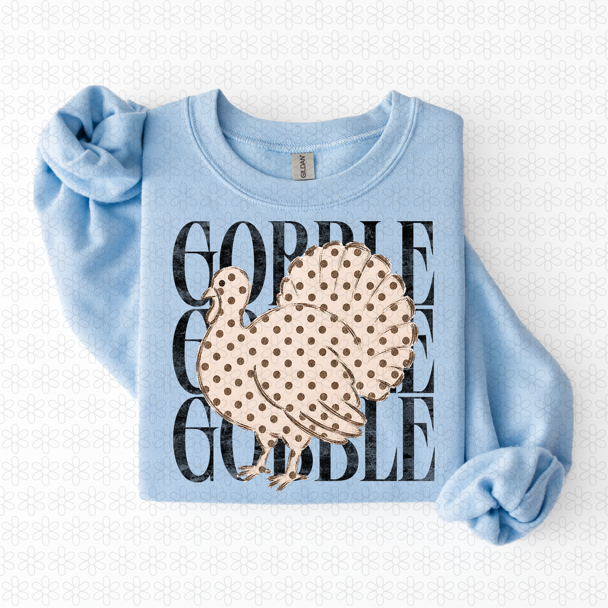Polka Dot Gobble Gobble Completed Tee