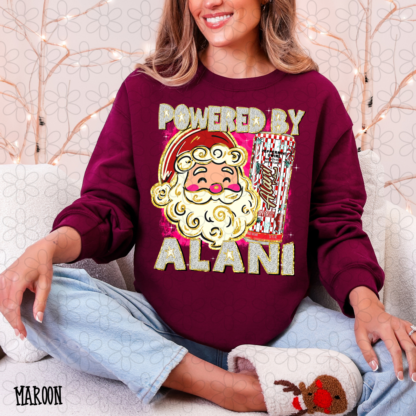 Powered By Alani Santa DTF Transfer