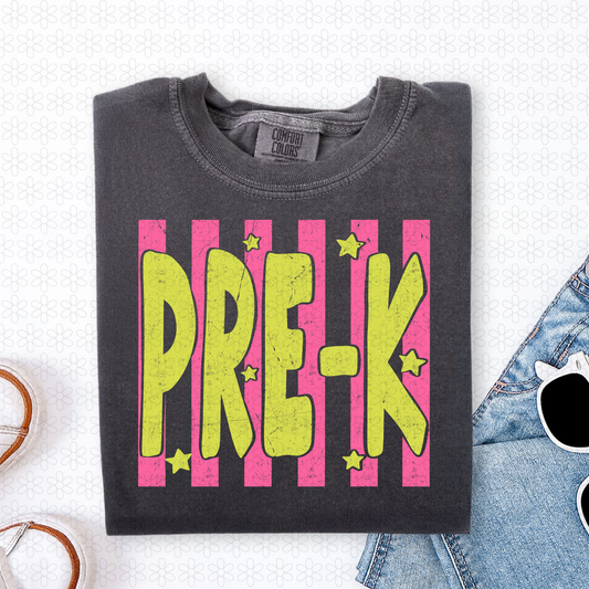 Grades Pink Stripes (Multiple Colors) Completed Tee