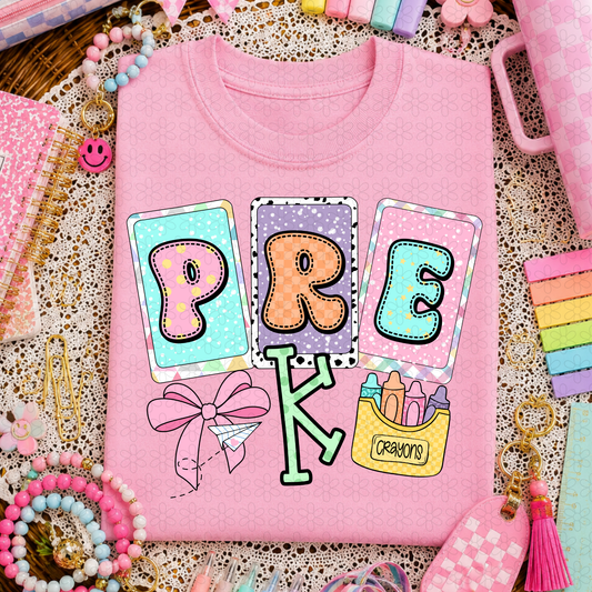 Grades Crayons (Multiple Options) Completed Tee