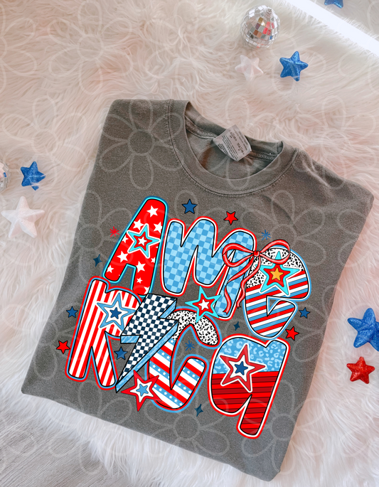 Preppy America Kids Completed Tee