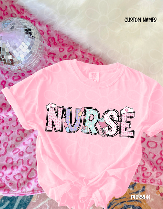 Preppy Nurse DTF Transfer