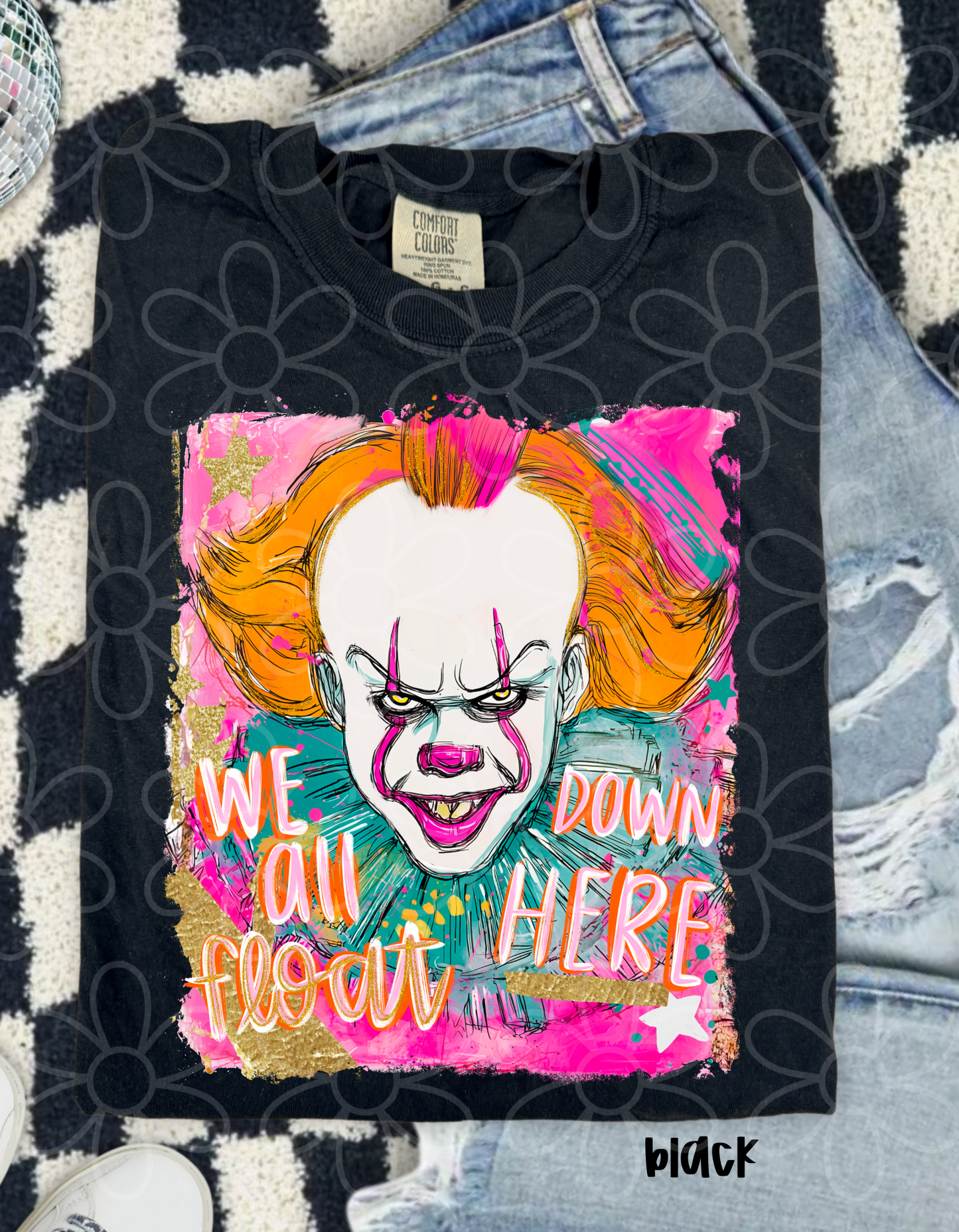 Preppy Pennywise We All Float Down Here DTF Transfer