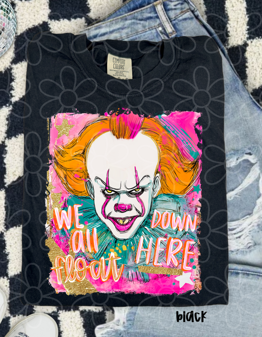 Preppy Pennywise We All Float Down Here DTF Transfer