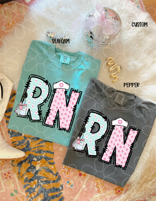 Preppy RN Completed Tee