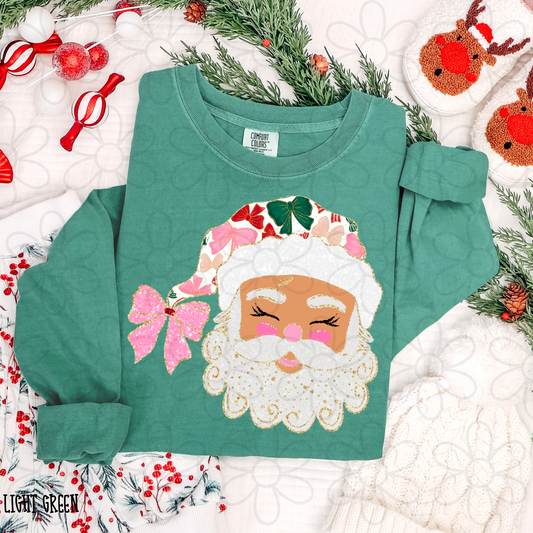 Preppy Santa Hat Bows DTF Transfer
