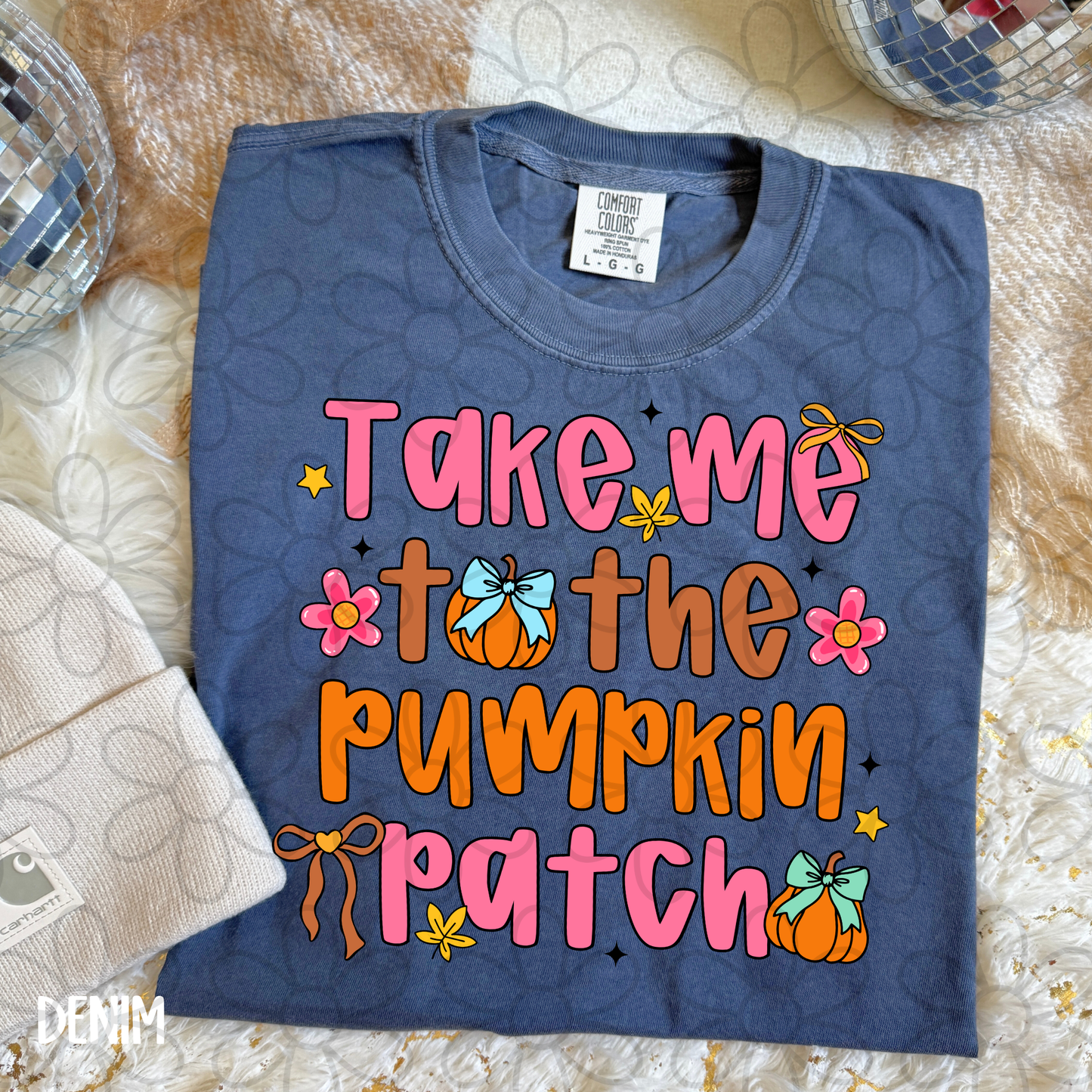 Preppy Take Me To The Pumpkin Patch Kids Completed Tee