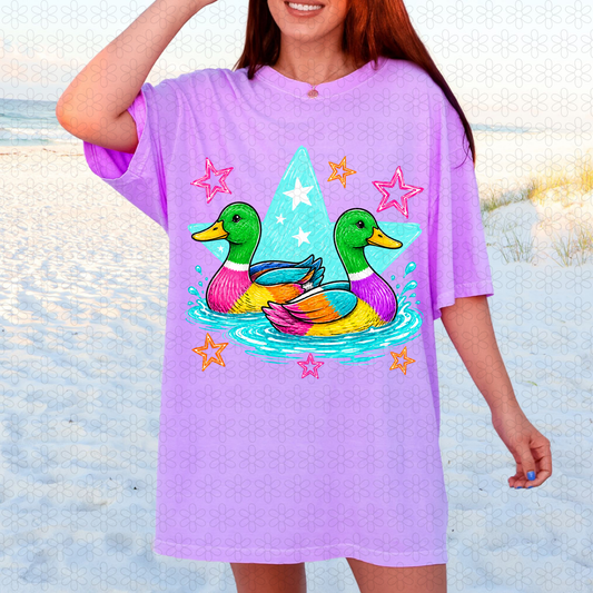 Preppy Duck Completed Tee