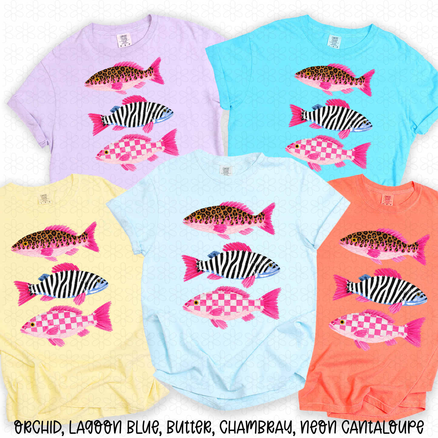 Preppy Fish DTF Transfer