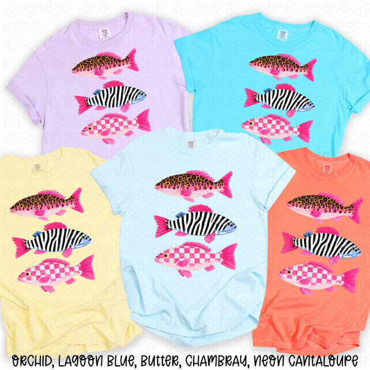 Preppy Fish DTF Transfer