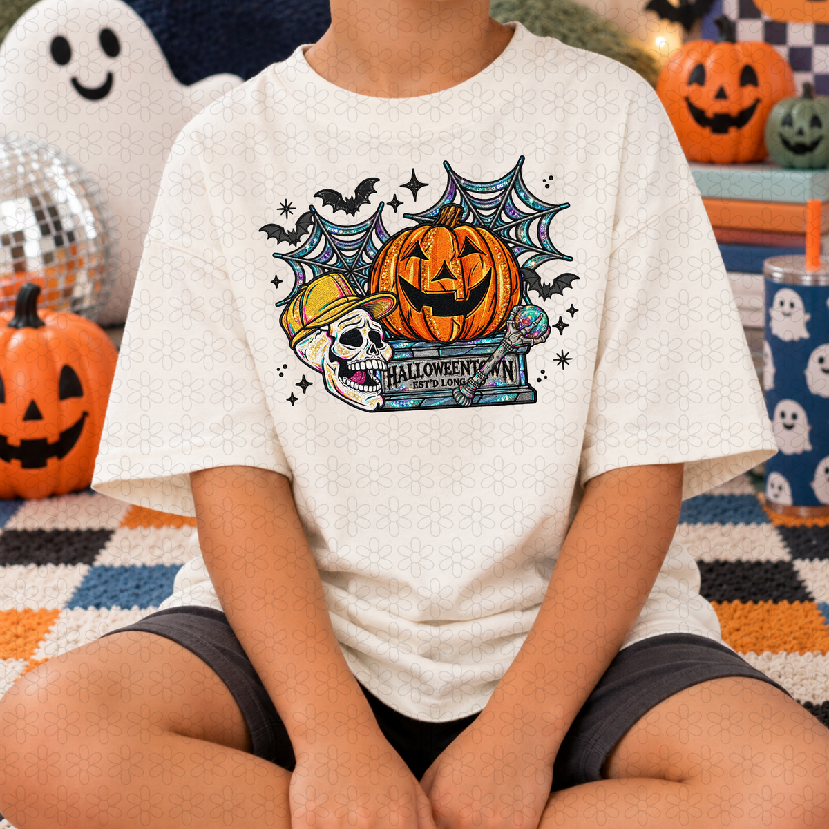 Preppy Halloweentown Completed Tee