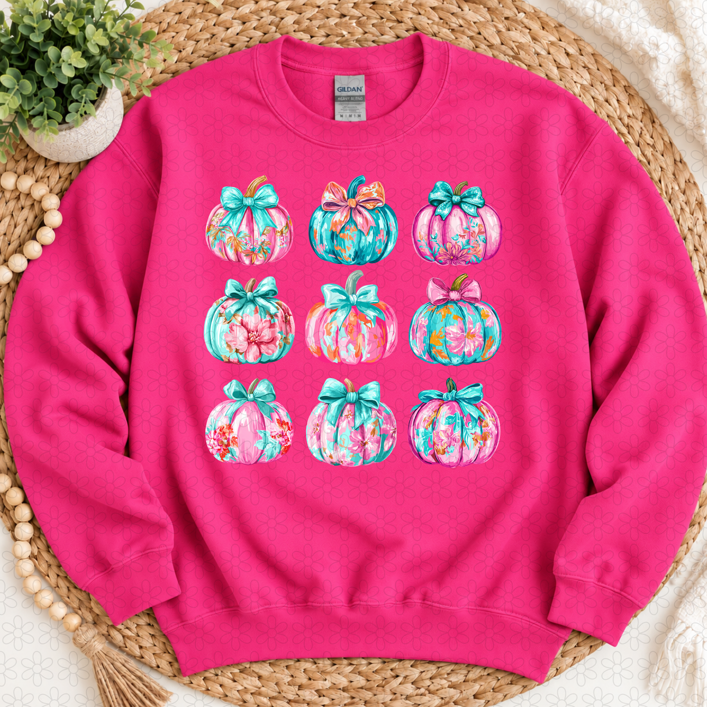 Preppy Pumpkin Coquette DTF Transfer