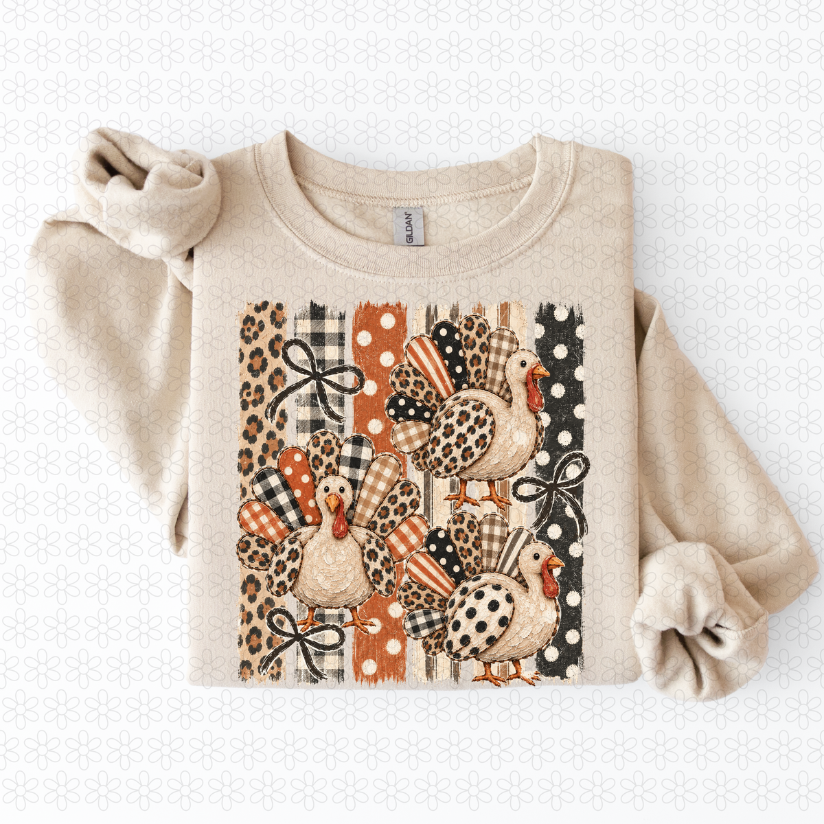 Preppy Turkey Fall Completed Tee