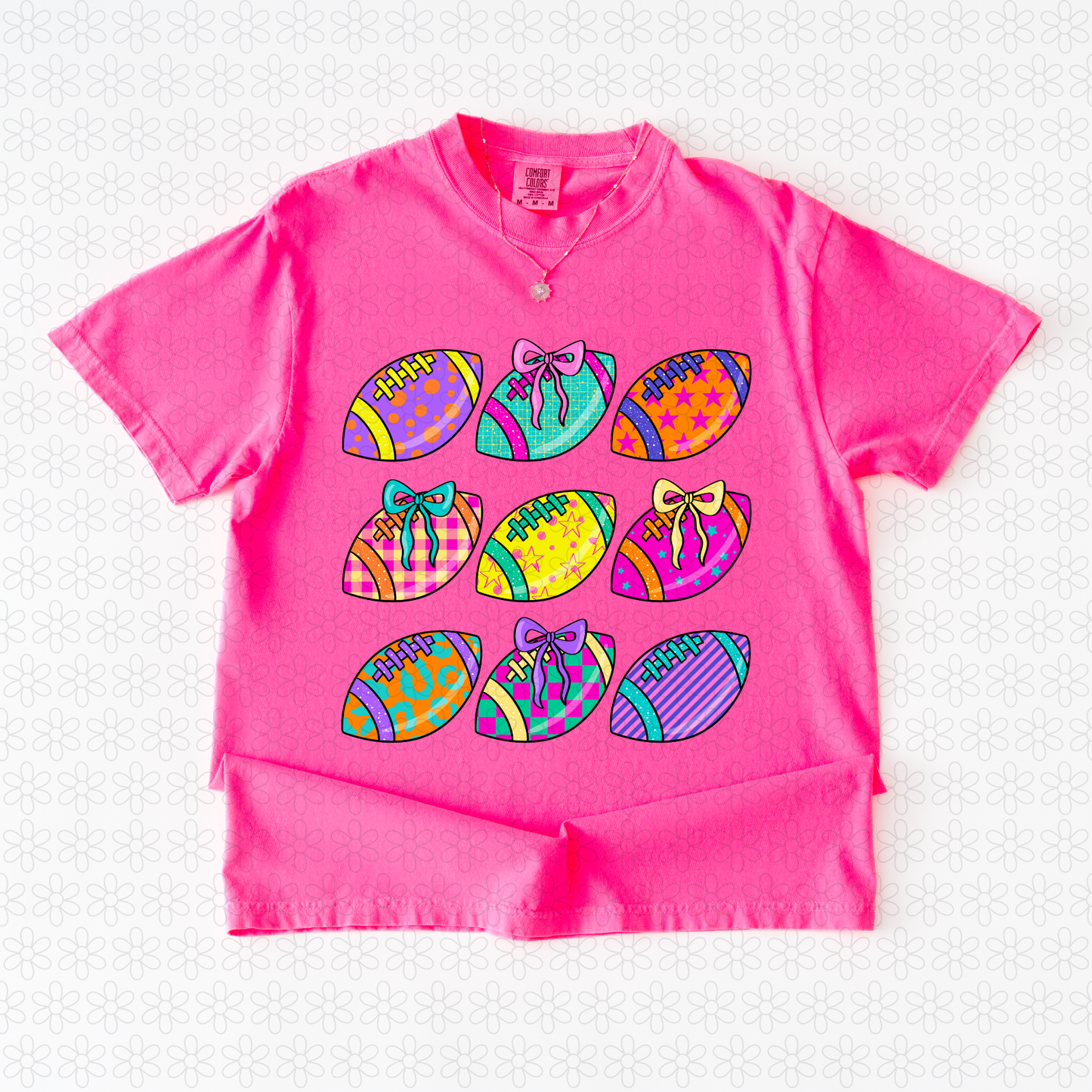 Preppy football collage Completed Tee