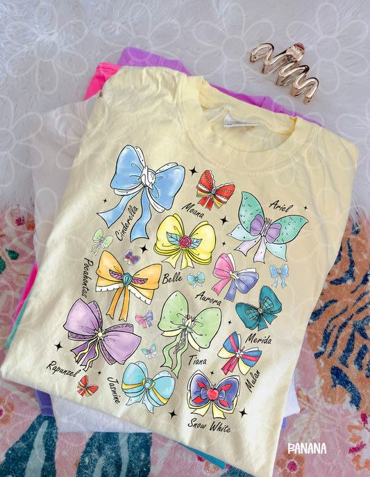 Princess Bows Kids Completed Tee