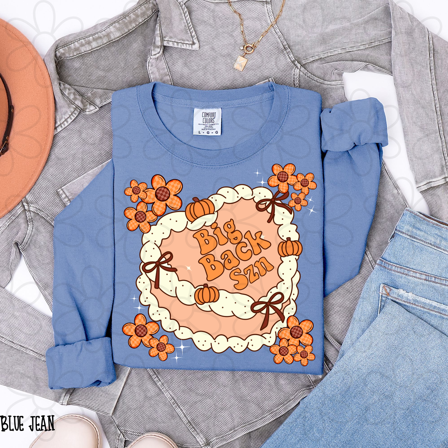 Pumpkin Cake Big Back Szn Kids Completed Tee