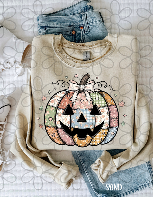 Pumpkin Patchwork Completed Tee