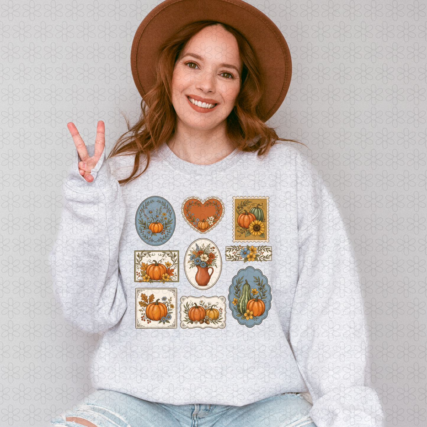 Pumpkin Collage Completed Tee
