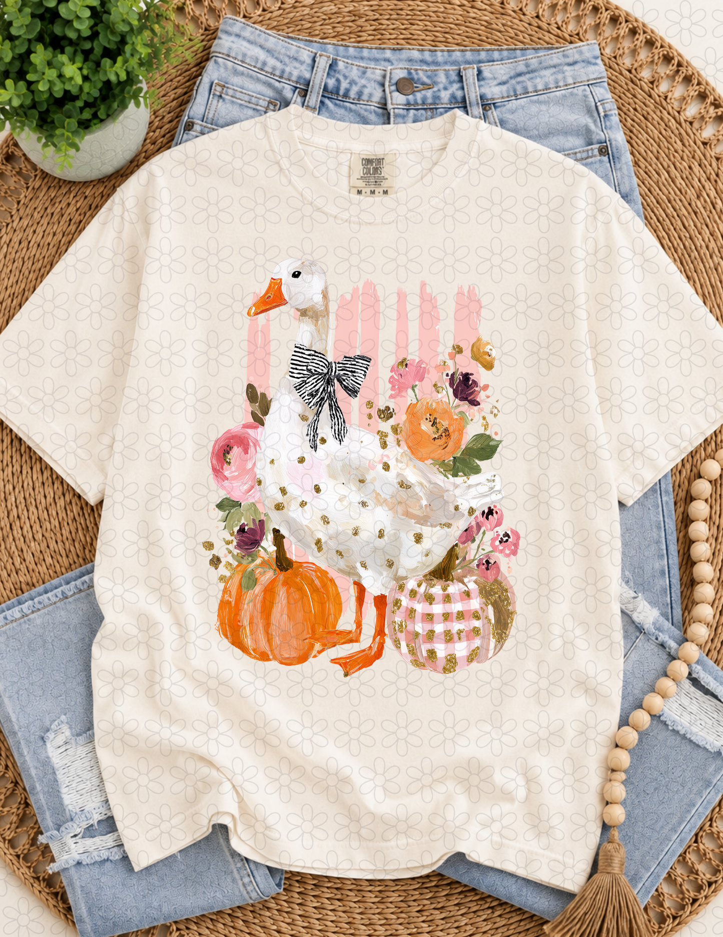 Pumpkin Goose Completed Tee