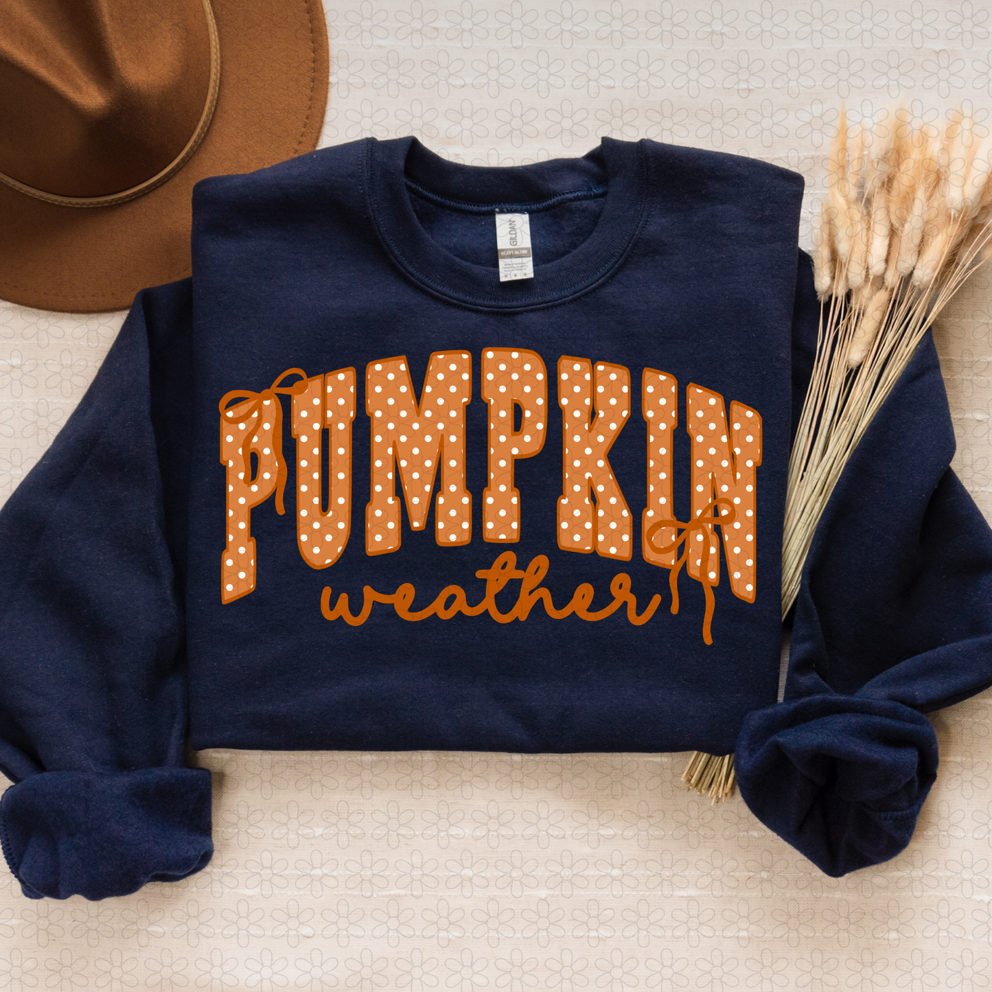 Pumpkin Weather Completed Tee