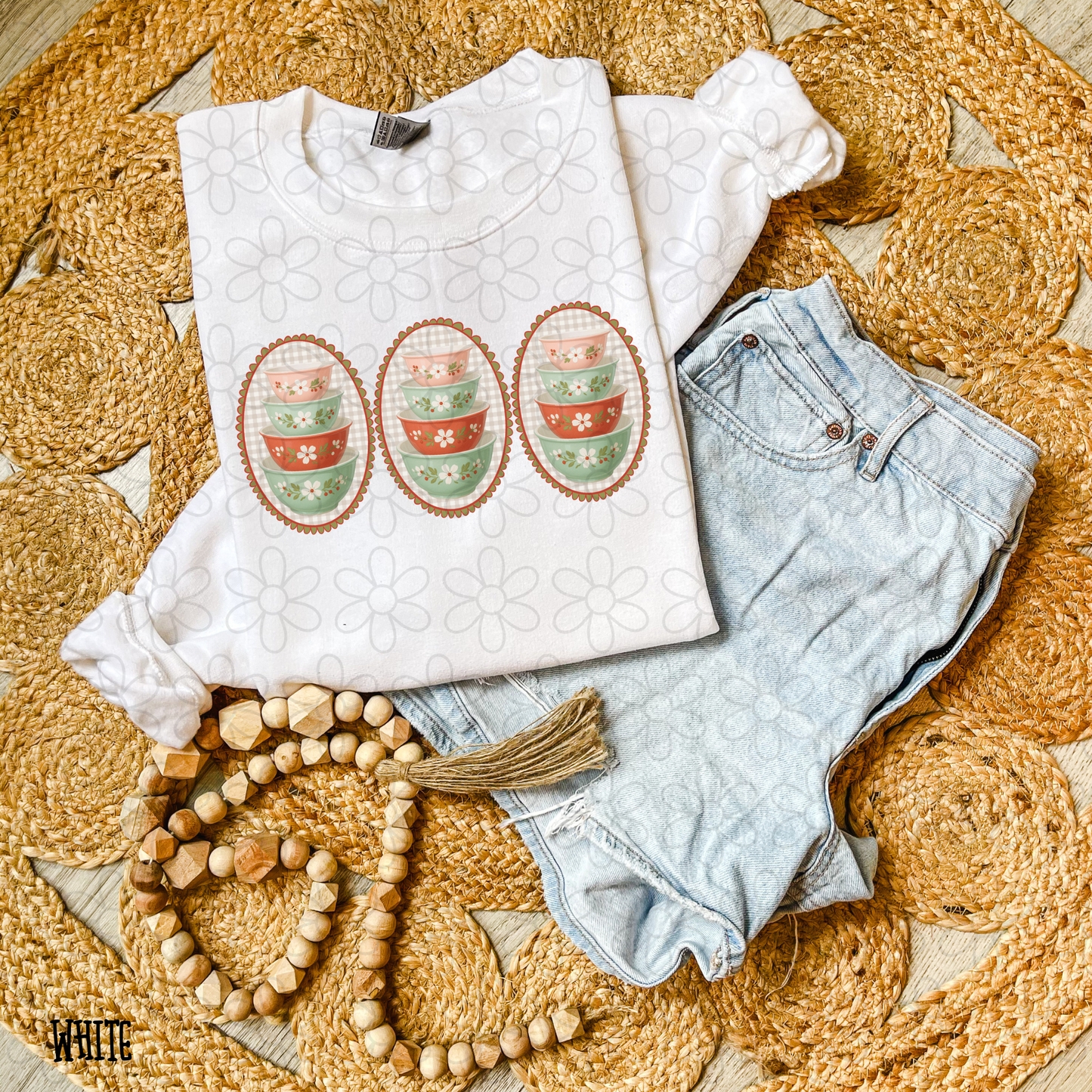 Pyrex Trio Floral Completed Tee