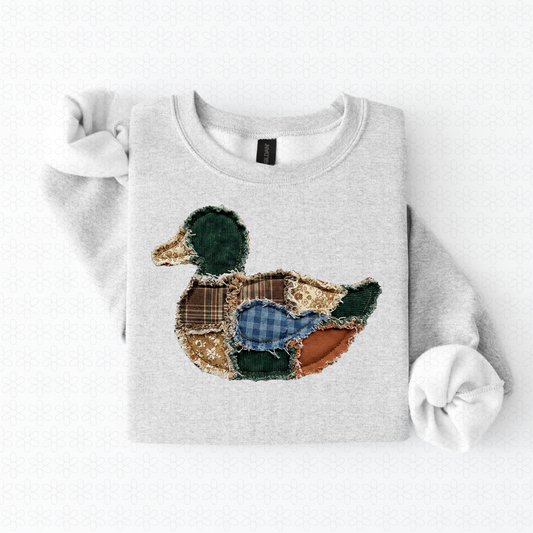 Quilted Mallard Duck Completed Tee