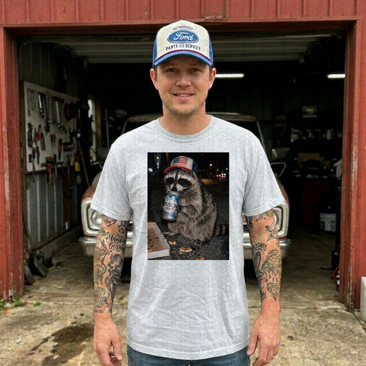RACCOON BEER Completed Tee